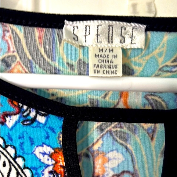 EUC Women’s Spense Floral Boho Sleeveless Blouse - Picture 2 of 3